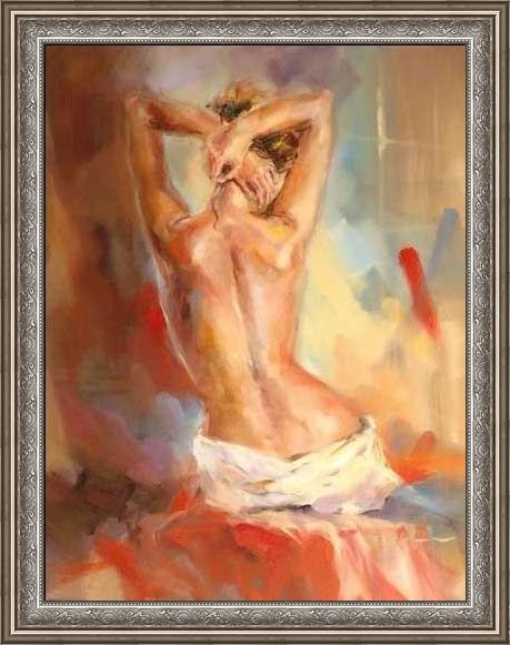 Framed Anna Razumovskaya anna power of beauty painting